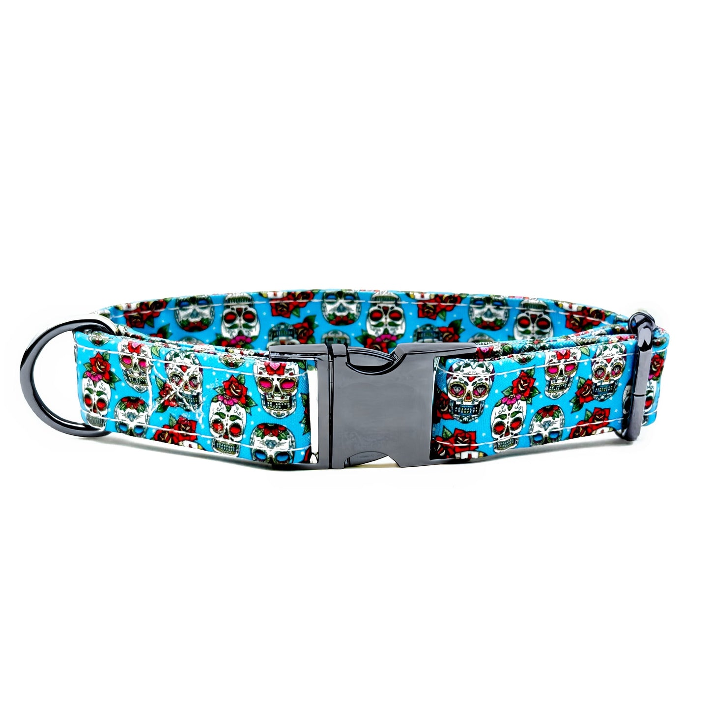 Halloween Mexican Skull Desing Dog Collar