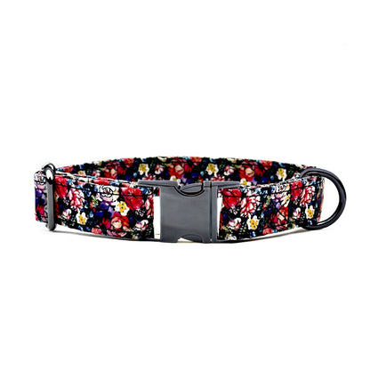 Vintage Floral Dog Collar