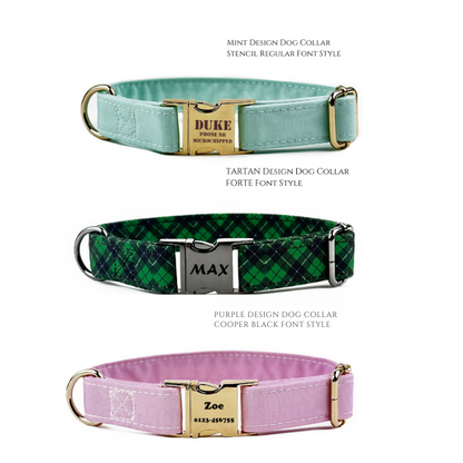 Pink Cherry Design Dog Collar